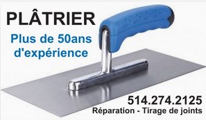 Expert Plâtrier - réparation de plâtre